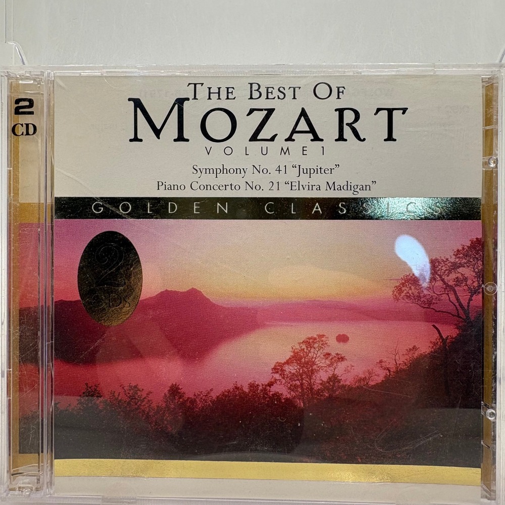 The Best Mozart Volume 1 Golden Classics 2 CD Set Symphony 41 Piano Concerto 21